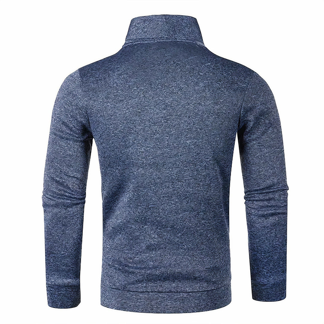 Bauluvio - Stilvoller halber Rollkragenpullover für Männer