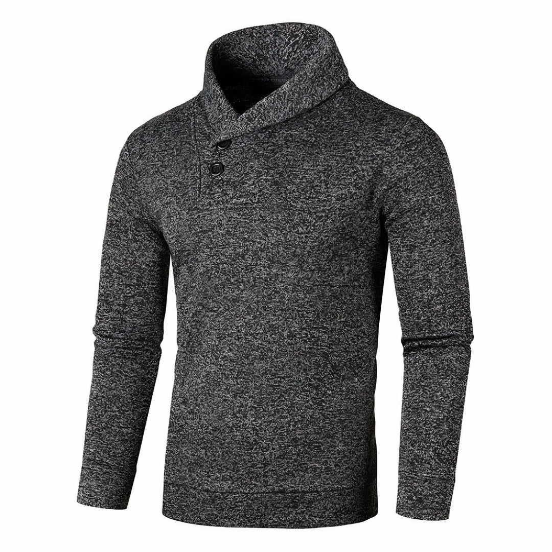 Bauluvio - Stilvoller halber Rollkragenpullover für Männer