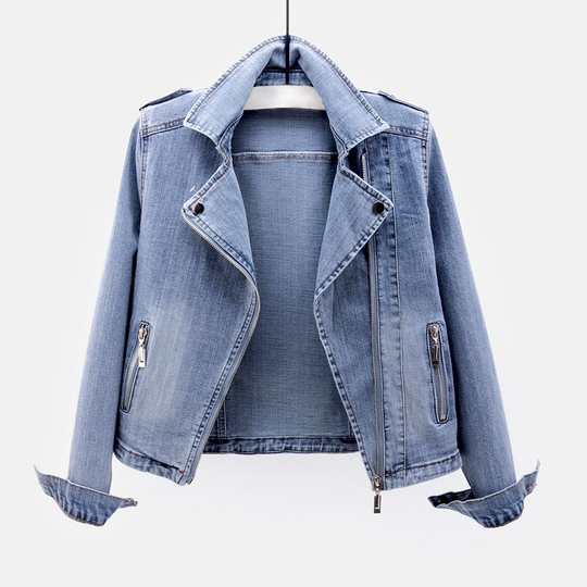 Bauluvio - Lässige Denim Jacke für Frauen