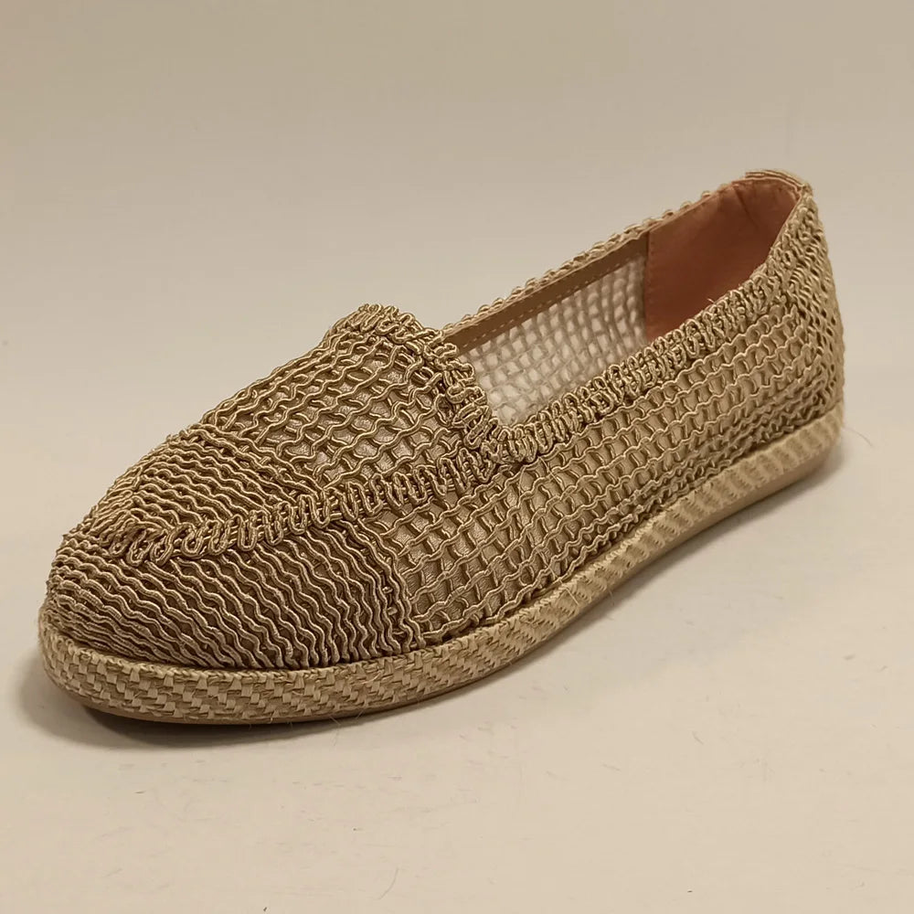 Bauluvio - Espadrilles aus Spitze in Uni-Farbe