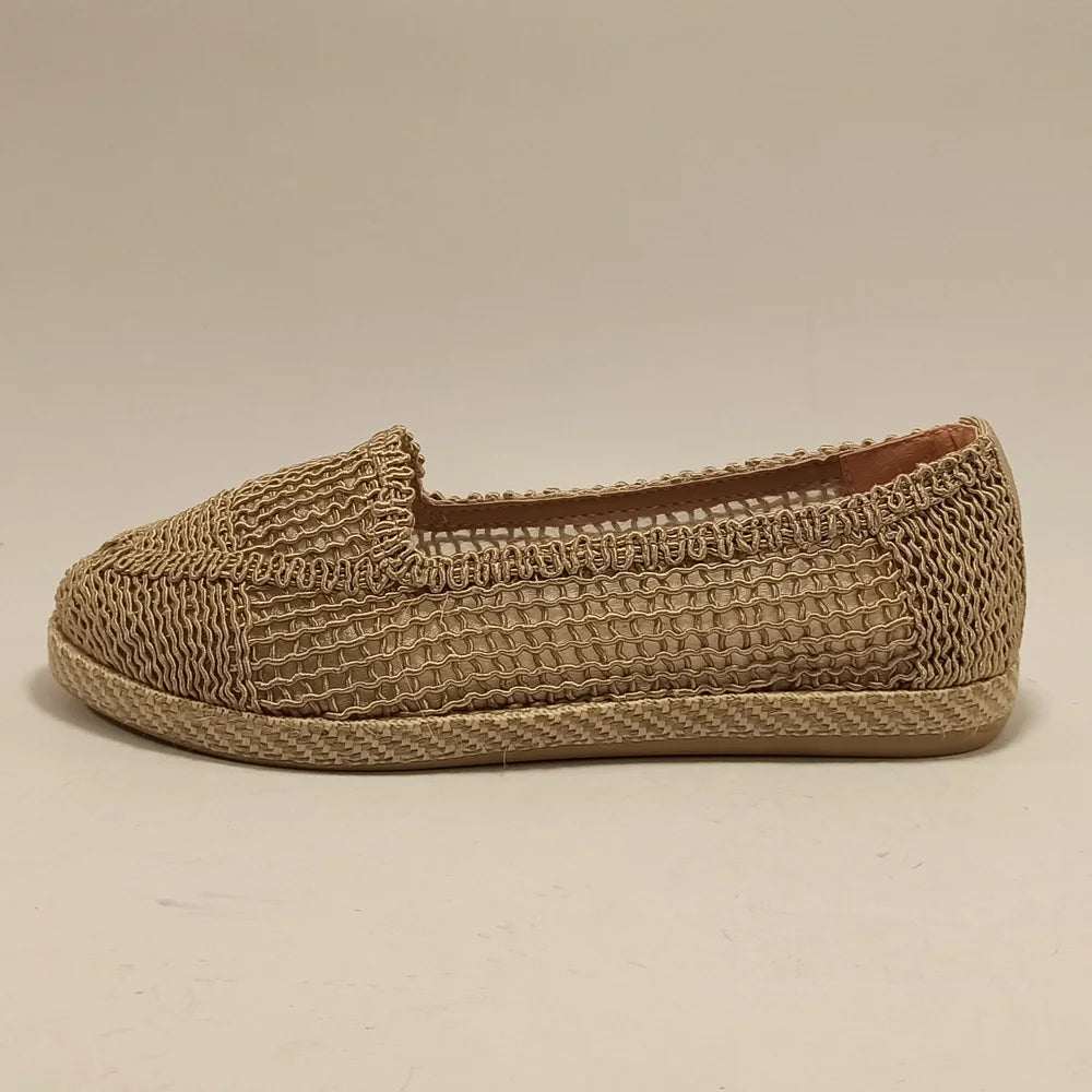 Bauluvio - Espadrilles aus Spitze in Uni-Farbe