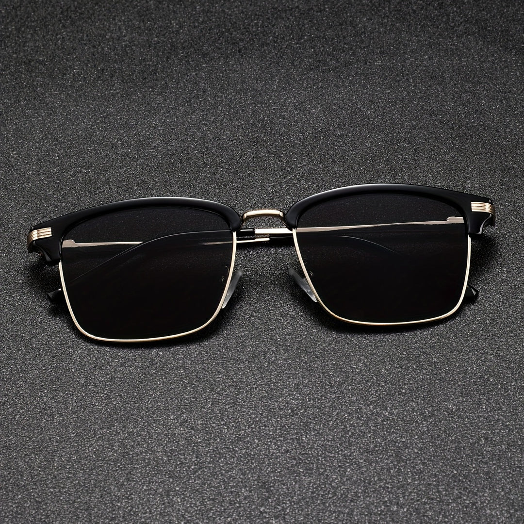 Bauluvio - Herren Metall Punk Mode Brille