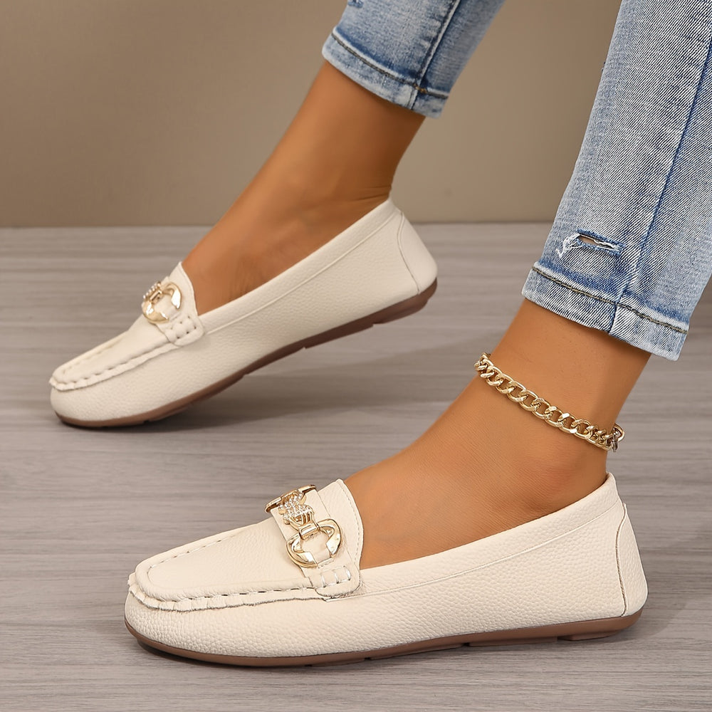 Bauluvio - Damen Casual Kette Loafers