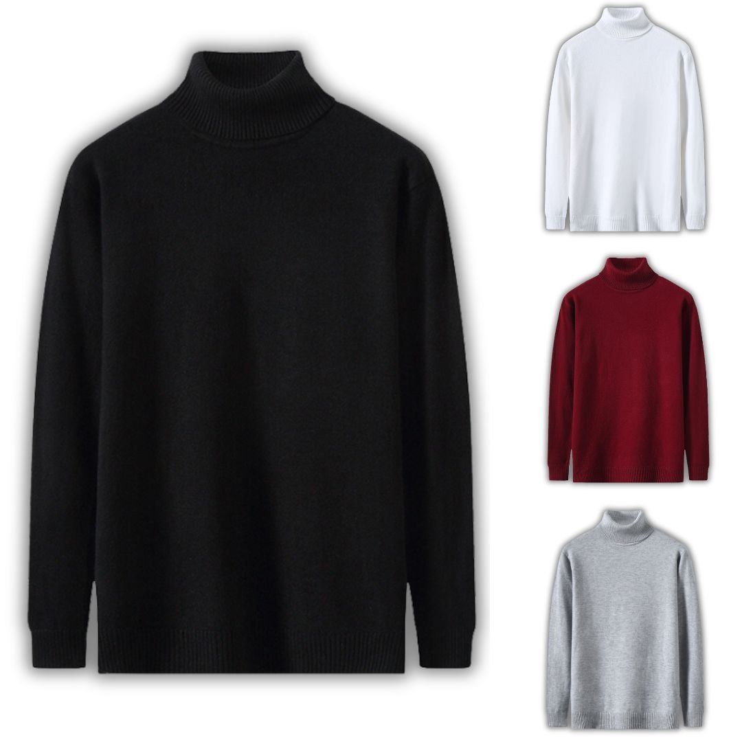 Bauluvio - Eleganter Rollkragenpullover