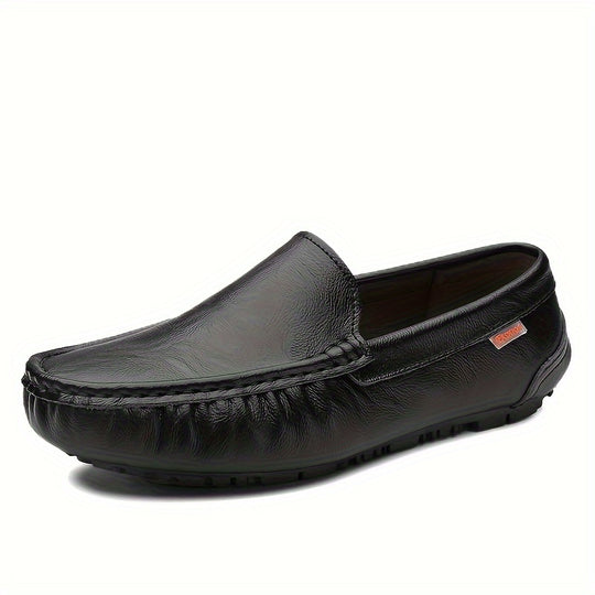 Bauluvio - Herren Top Grain Leder Slip-On Schuhe