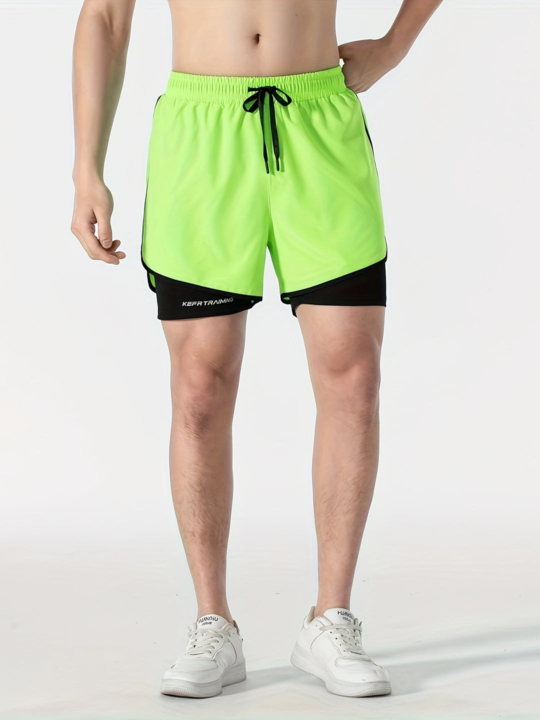 Bauluvio - Doppellagige 2-in-1-Shorts für Männer