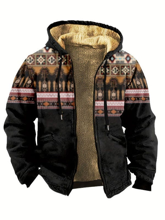 Bauluvio - Fleece-Jacke im Vintage-Stil