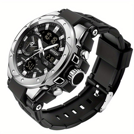 Bauluvio - Herren-Sport-Outdoor-Uhr