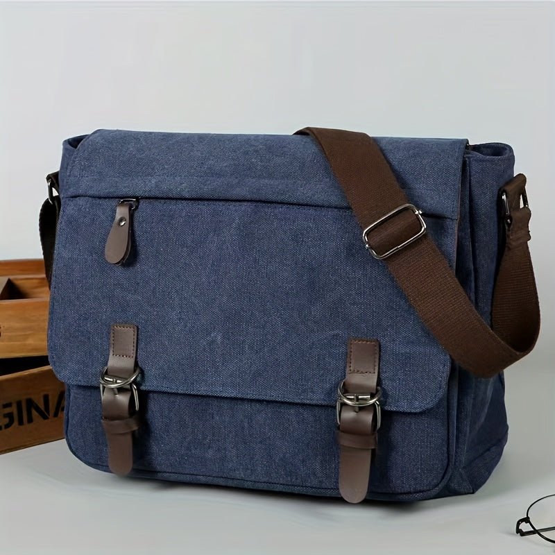 Herren-Retro-Leinwandtasche