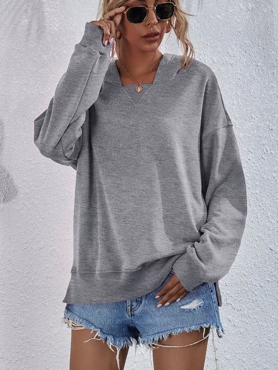 Bauluvio - V-Form Ausschnitt Pullover für Frauen