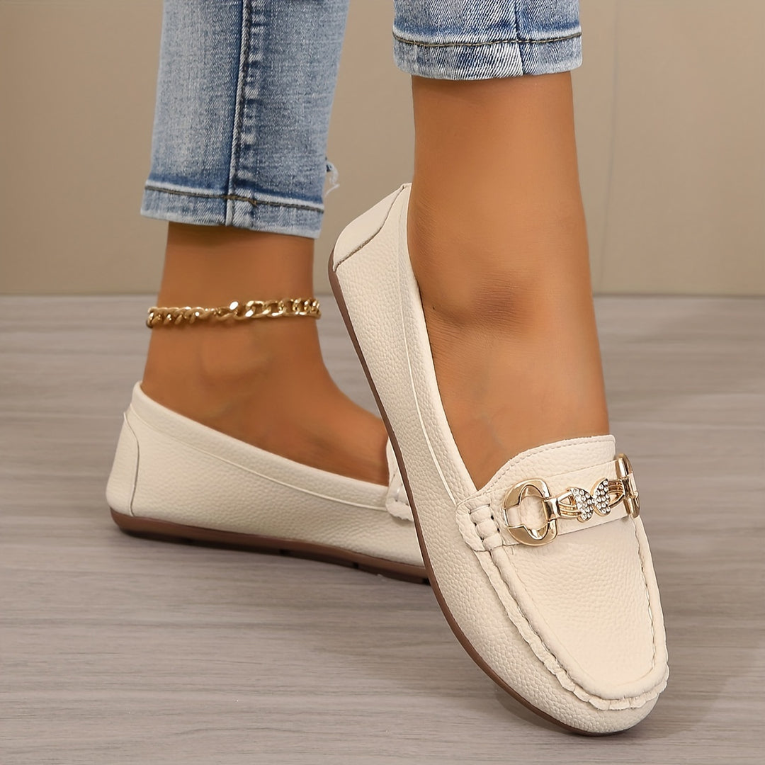 Bauluvio - Damen Casual Kette Loafers