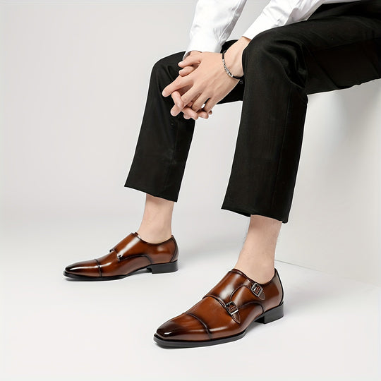 Bauluvio - Herren Doppelmonk Loafers