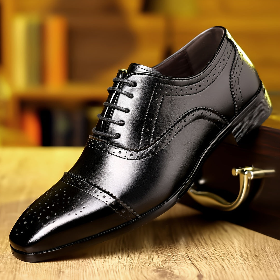 Bauluvio - Men's Cap-toe Oxford Shoes