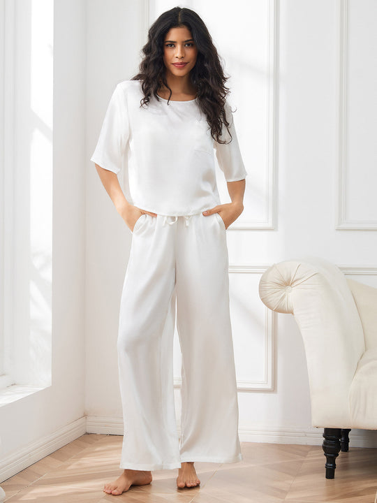 Bauluvio - Elegantes Pyjama-Set aus Seide