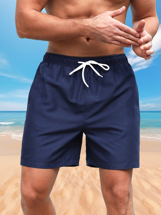 Bauluvio - Solide Sommershorts für Männer mit Taschen