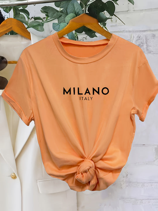 Milano T-Shirt mit Rundhalsausschnitt