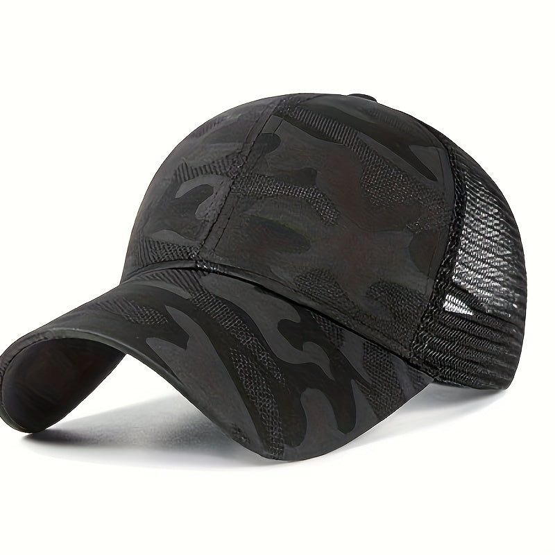 Bauluvio - Damen Camouflage Pferdeschwanz Baseballmütze