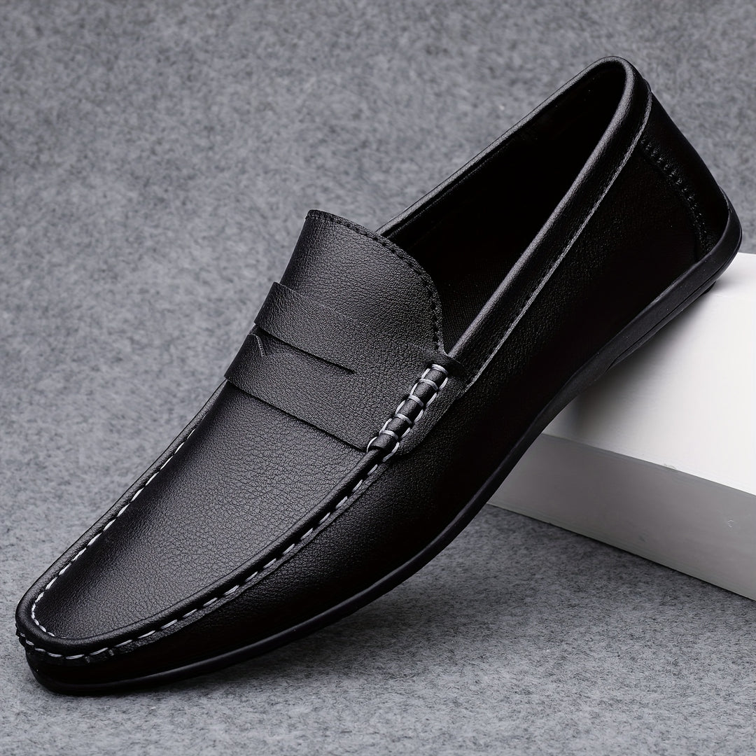 Bauluvio - Vintage Penny Loafers für Männer