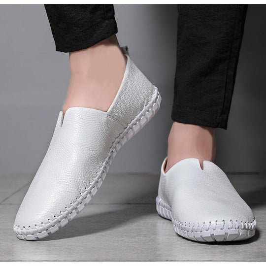 Bauluvio - Herren-Slipper mit Stickerei-Details