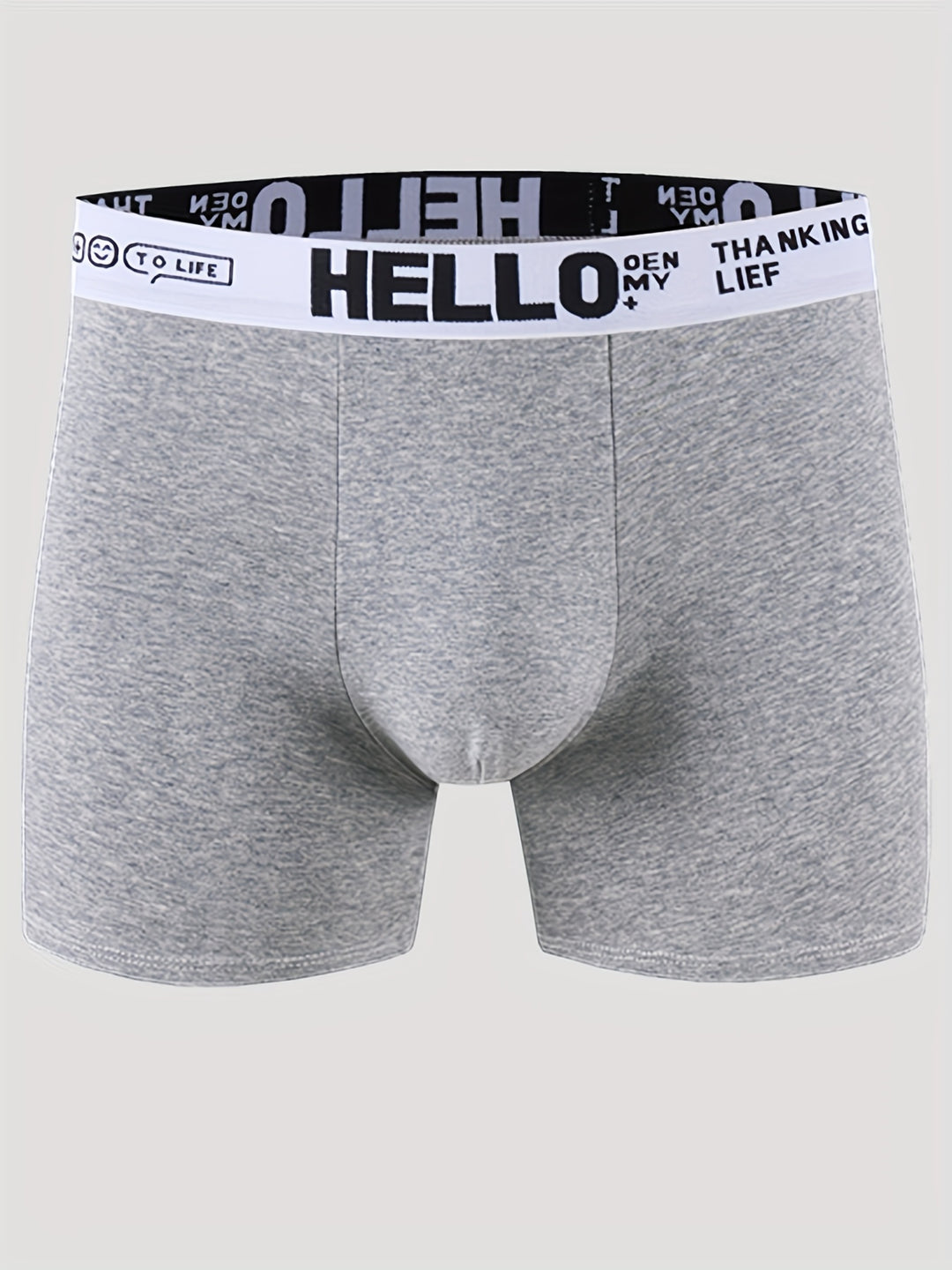 HELLO Letter Baumwoll-Boxershorts für Männer (10er-Pack)