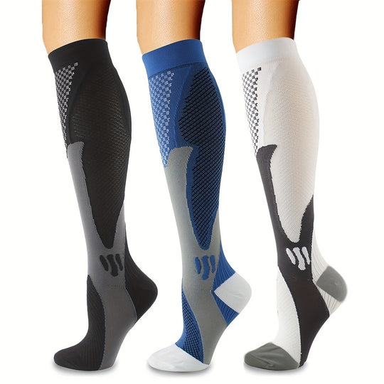 Bauluvio - Herren-Kompressions-Sport-Socken (3 Paare)