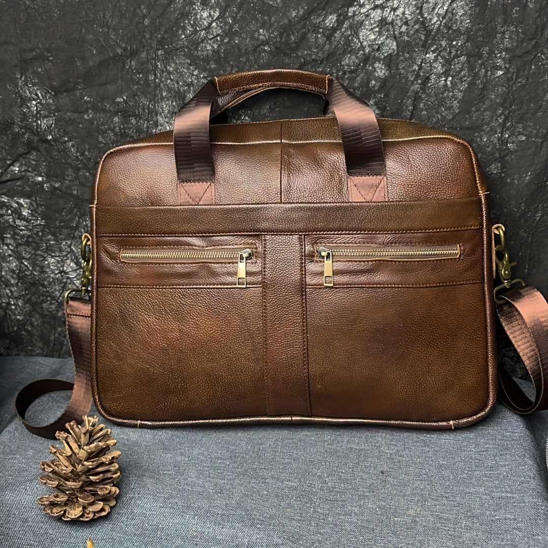 Herren Leder Business Handtasche