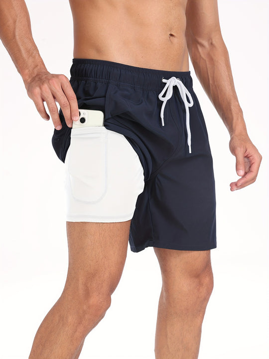 Bauluvio - Zweilagige Boardshorts für Männer