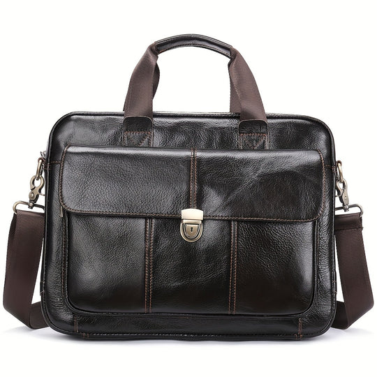 Herren Vintage Lederhandtasche