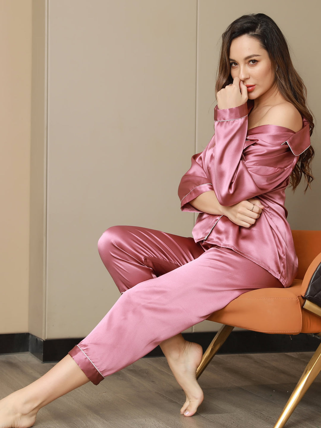 Bauluvio - Luxuriöses Pyjama-Set aus Seide für Frauen