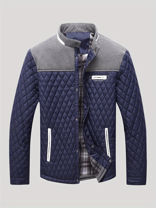 Bauluvio - Winddichte Jacke mit Argyle-Muster