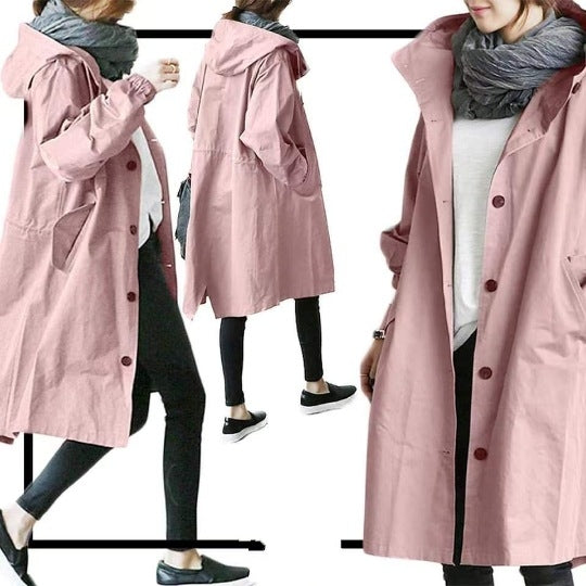 Bauluvio - Wasserdichter Trenchcoat für Frauen