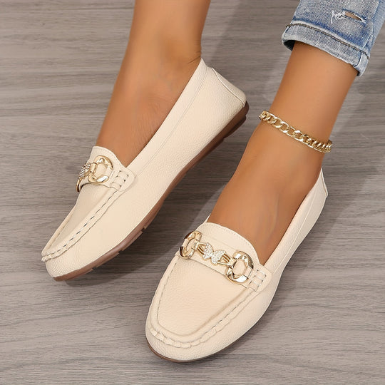 Bauluvio - Damen Casual Kette Loafers