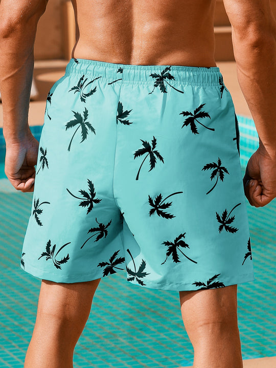 Bauluvio - Coconut Tree Strandshorts für Männer