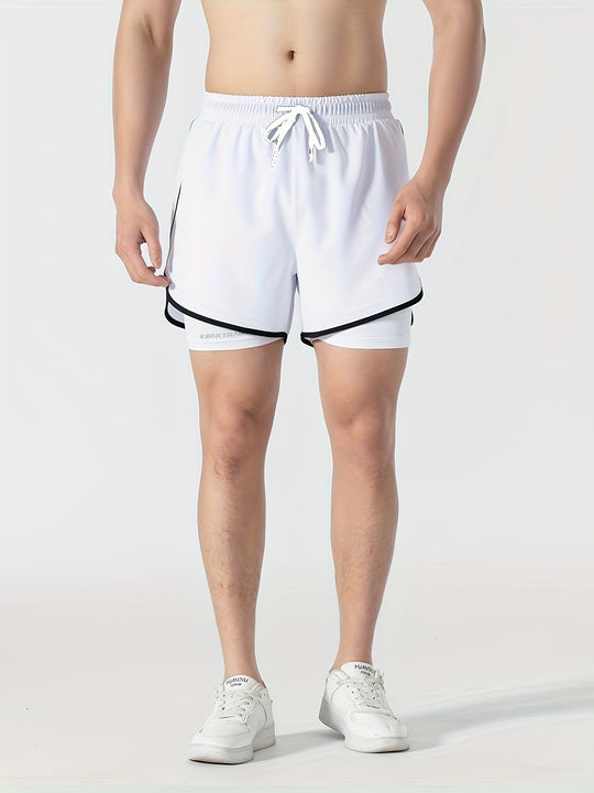 Bauluvio - Doppellagige 2-in-1-Shorts für Männer