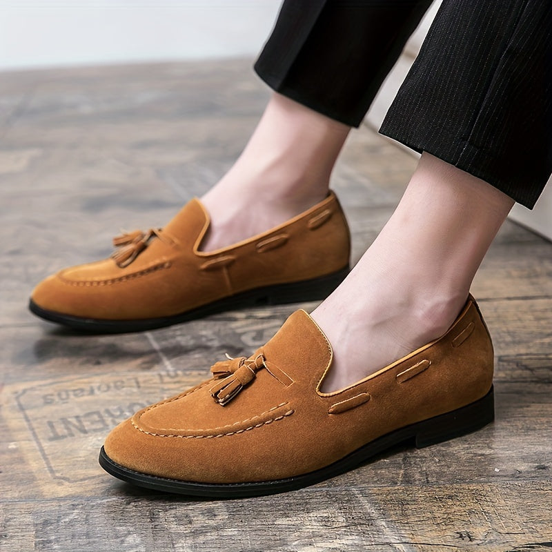 Bauluvio - Vintage Loafer aus Wildleder für Männer