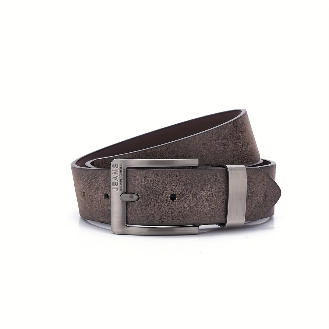 Bauluvio - Pin Buckle Ledergürtel für Männer