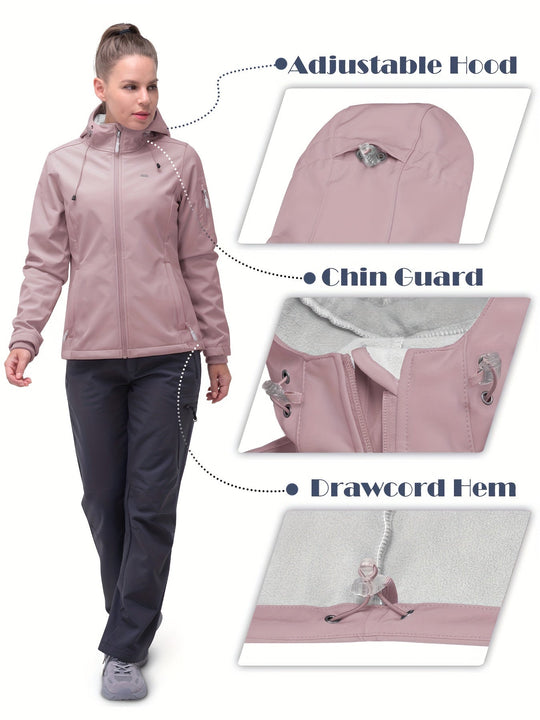 Bauluvio - Winddichte Softshell-Jacke für Frauen