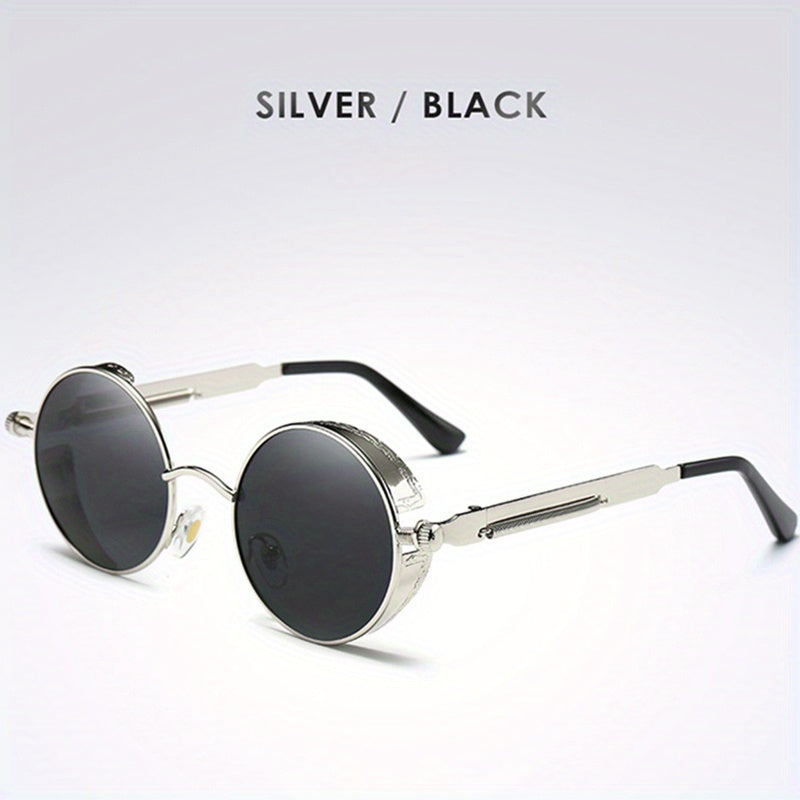 Bauluvio - Vintage polarisierte Steampunk-Sonnenbrille