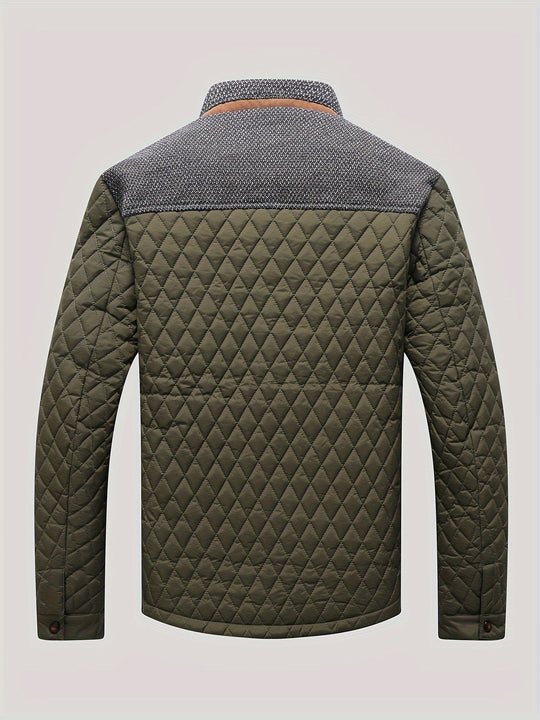 Bauluvio - Winddichte Jacke mit Argyle-Muster