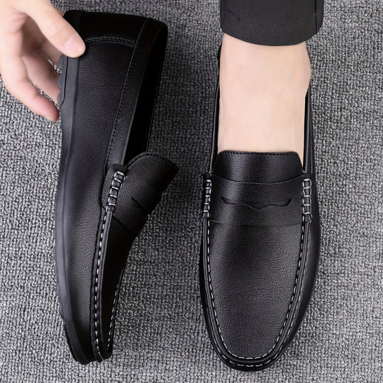 Bauluvio - Vintage Penny Loafers für Männer