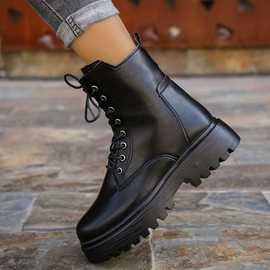 Damen Schnürstiefel Combat Boots