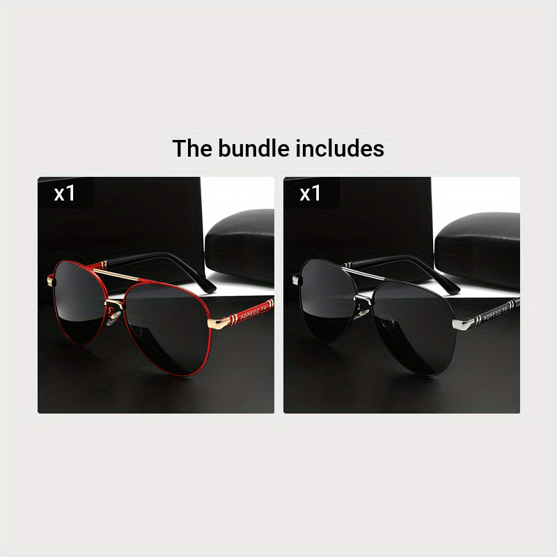 Bauluvio - Vintage Classic Polarisierte Modebrille