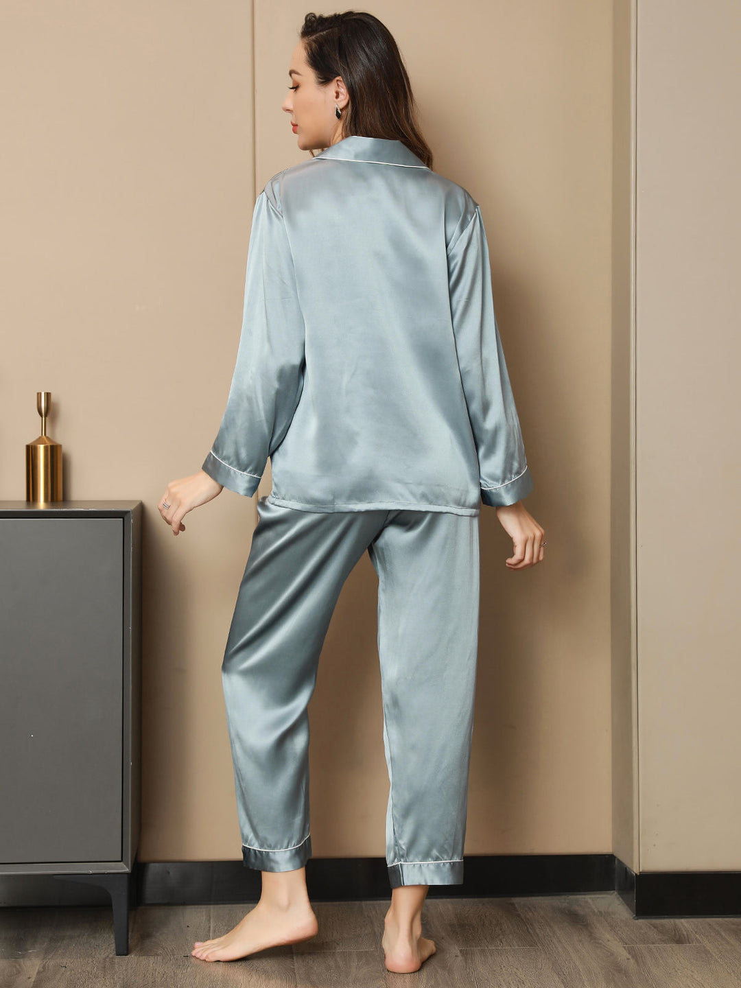 Bauluvio - Luxuriöses Pyjama-Set aus Seide für Frauen