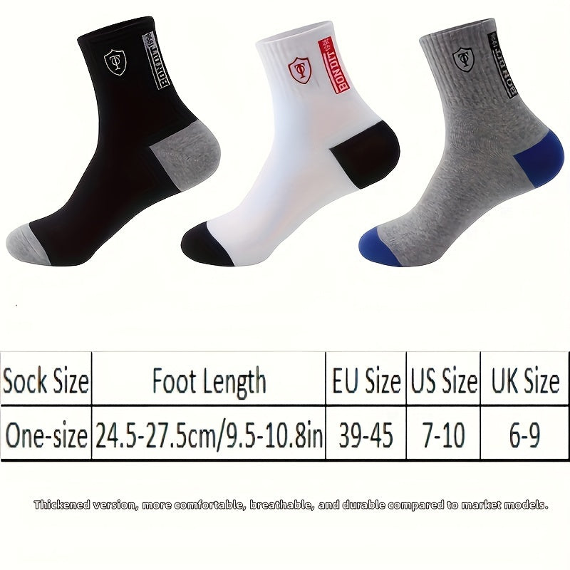 Bauluvio - Athletische Knöchelsocken mit gesticktem Wappen für Männer (6 Paare)