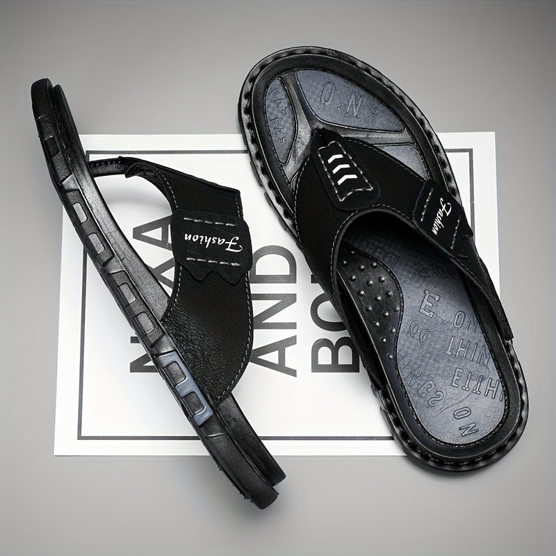 Bauluvio - Herren Zehenstegsandalen aus Leder