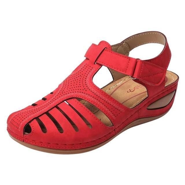 Sandalen mit niedrigen Absätzen für Frauen