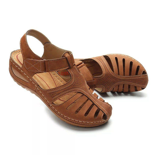 Sandalen mit niedrigen Absätzen für Frauen