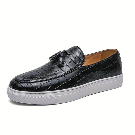 Bauluvio - Schwarze Loafers für Männer